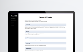  Tunnel PICC study